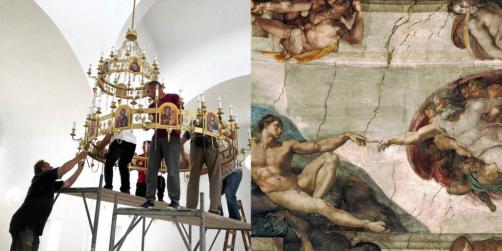 Genius Michelangelo’s “Creation of Adam”